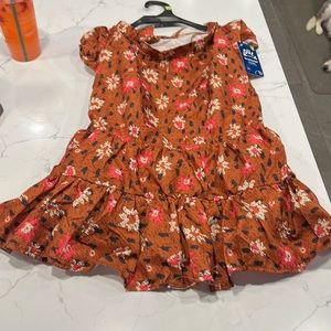 Floral dog dress